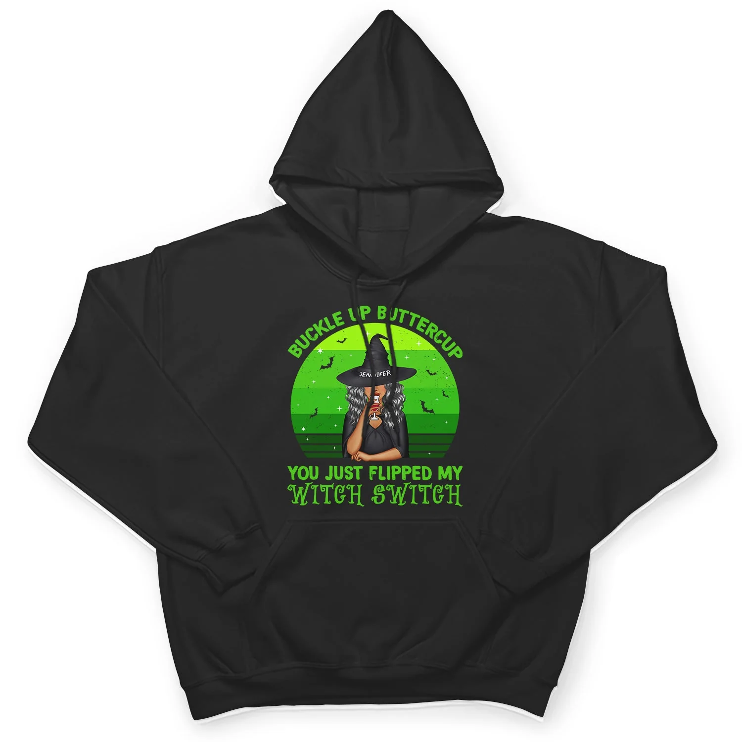 Just Flipped My Witch Switch - Gift For Yourself, Gift For Women - Personalized T Shirt - Image 4