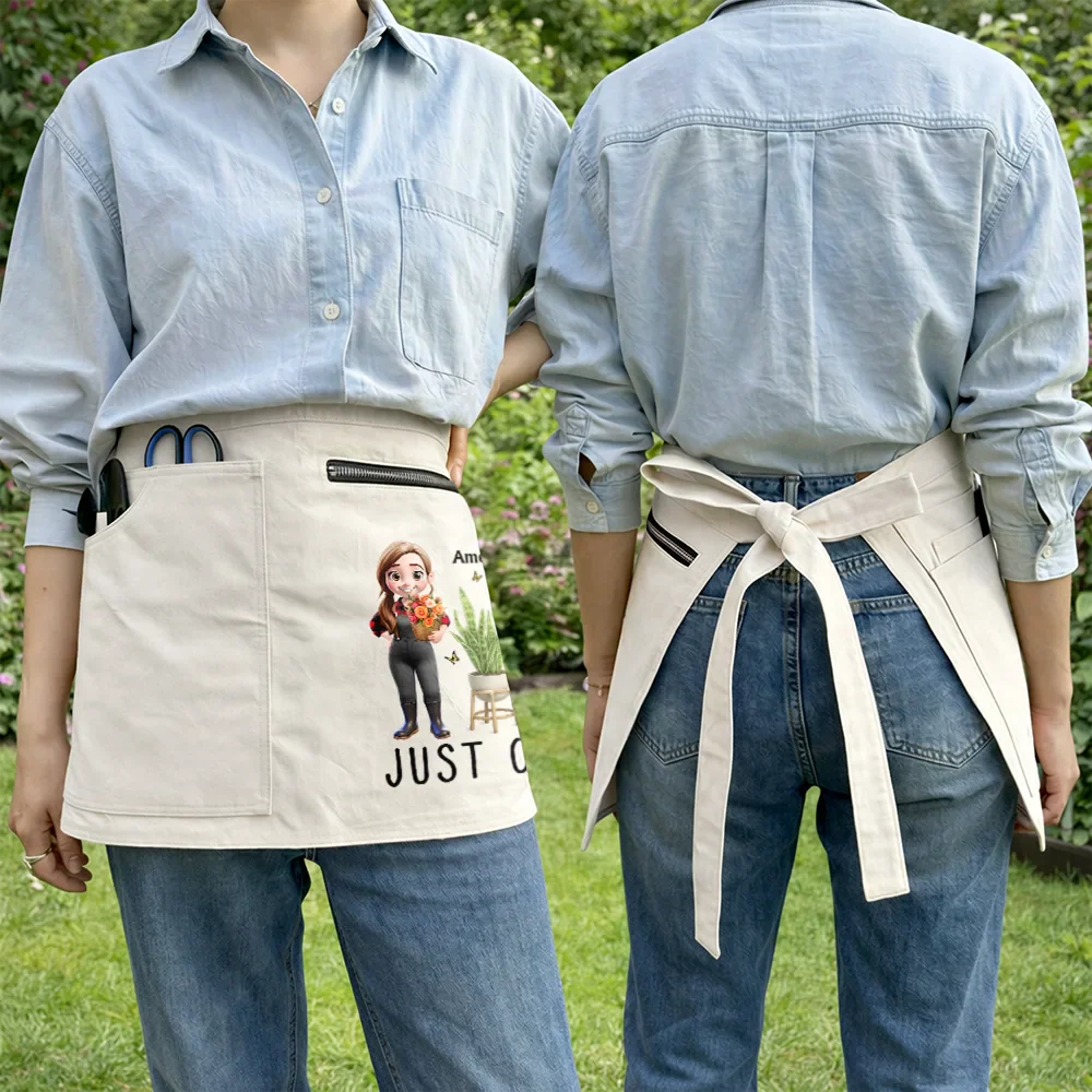 Just One More Plants - Personalized Gardening Apron - Image 2