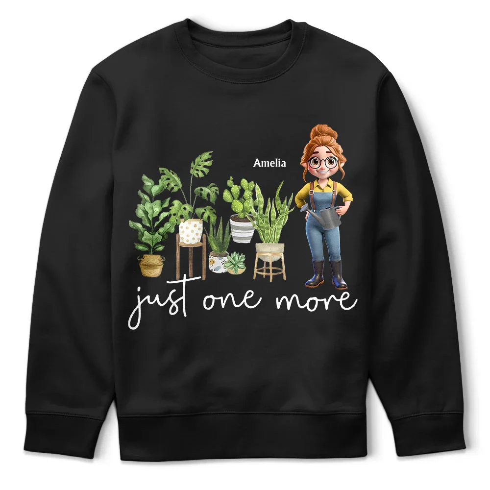 Just One More Plants - Personalized T Shirt - Image 5
