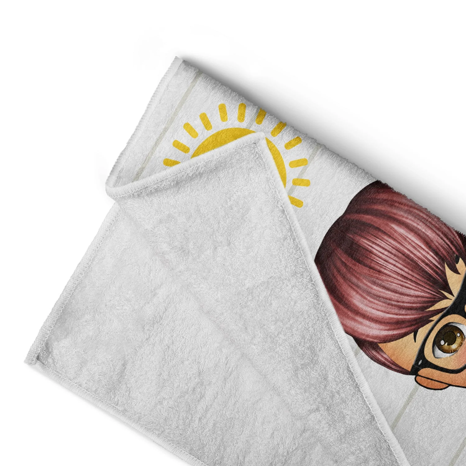 Kids Baby On The Beach - Gift For Children, Grandkids - Personalized Custom Beach Towel - Image 4