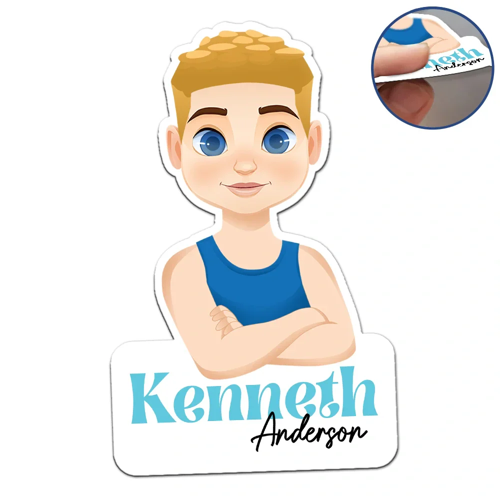 Kids Name - Personalized Magnet - Image 2