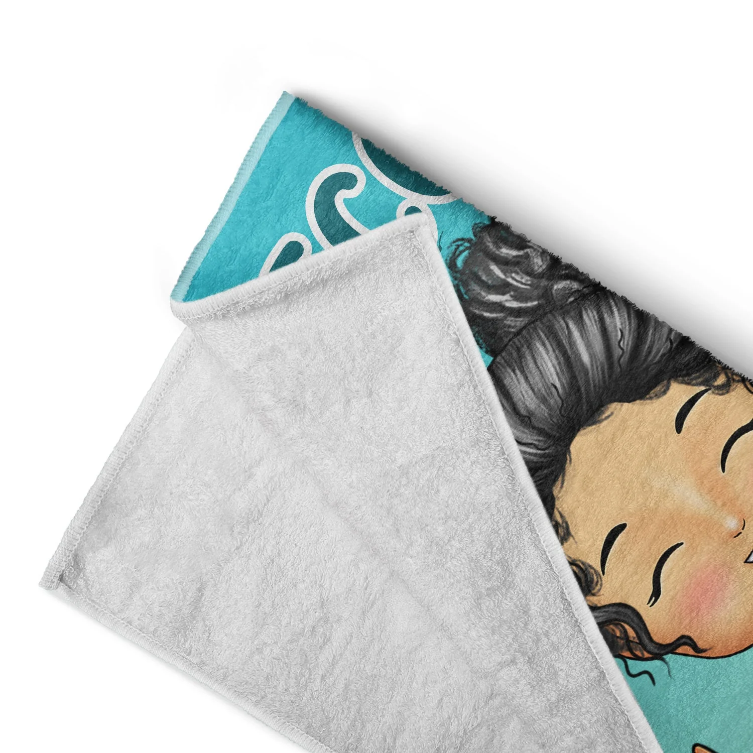 Kids On The Beach Sand Pool - Gift For Children, Grandkids - Personalized Custom Beach Towel - Image 4