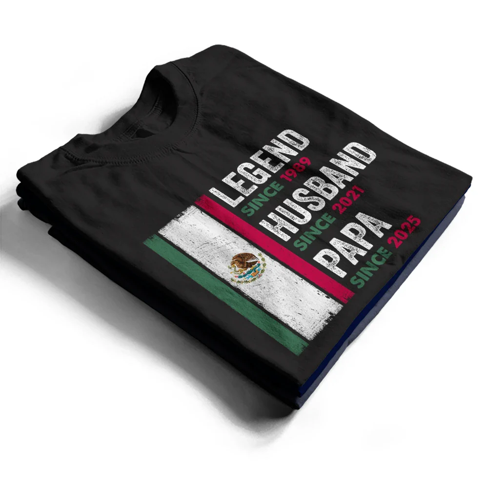 Legend Husband Papa Abuelo Mexican Father Grandfather - Personalized T Shirt - Image 2