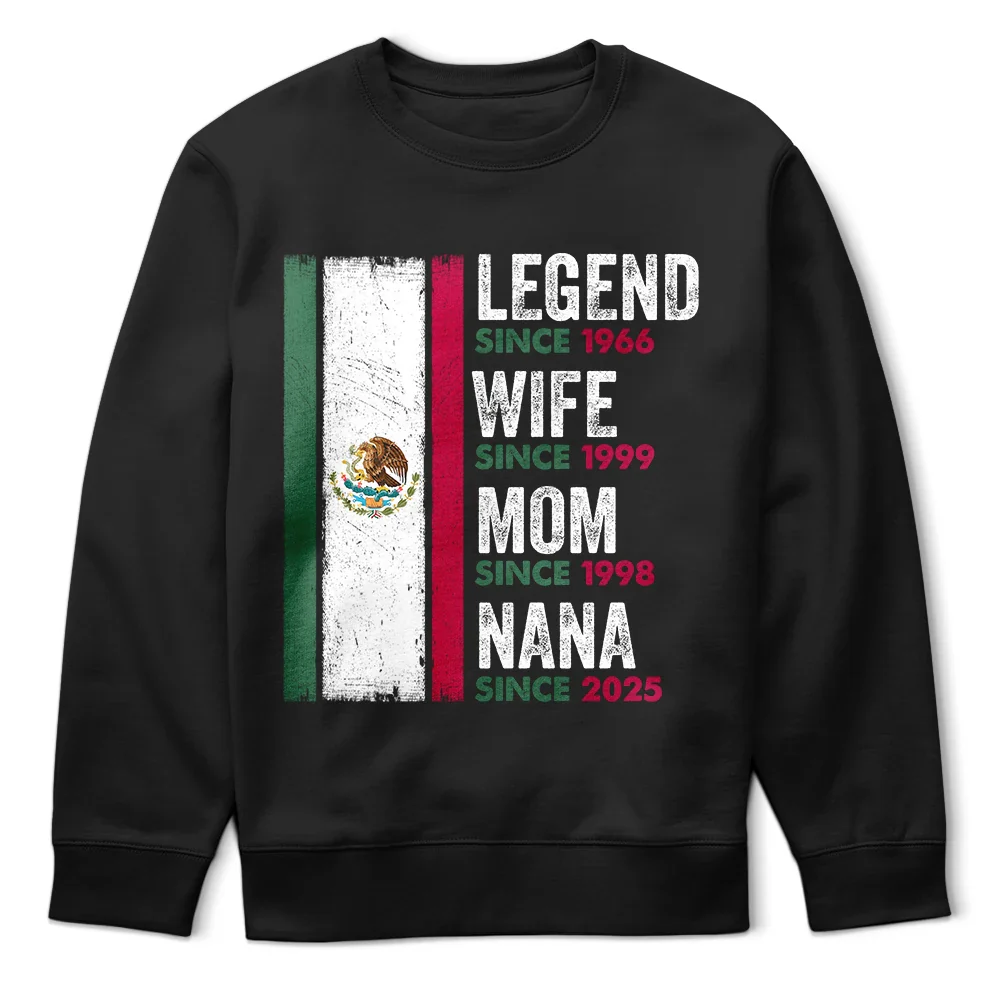 Legend Husband Papa Abuelo Mexican Father Grandfather - Personalized T Shirt - Image 5