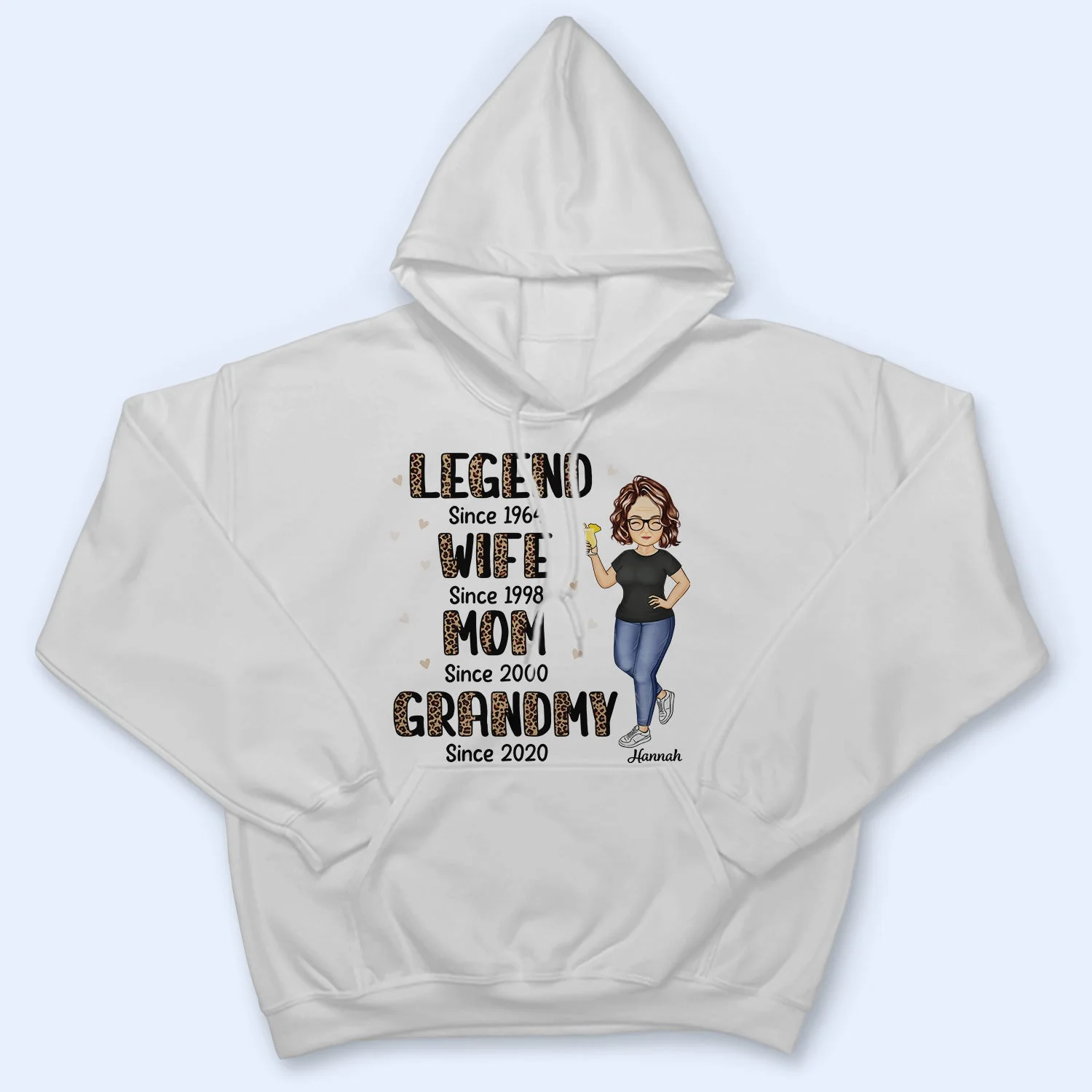 Legend Wife Mom Grandma - Gift For Mother And Grandmother - Personalized Custom T Shirt - Image 4
