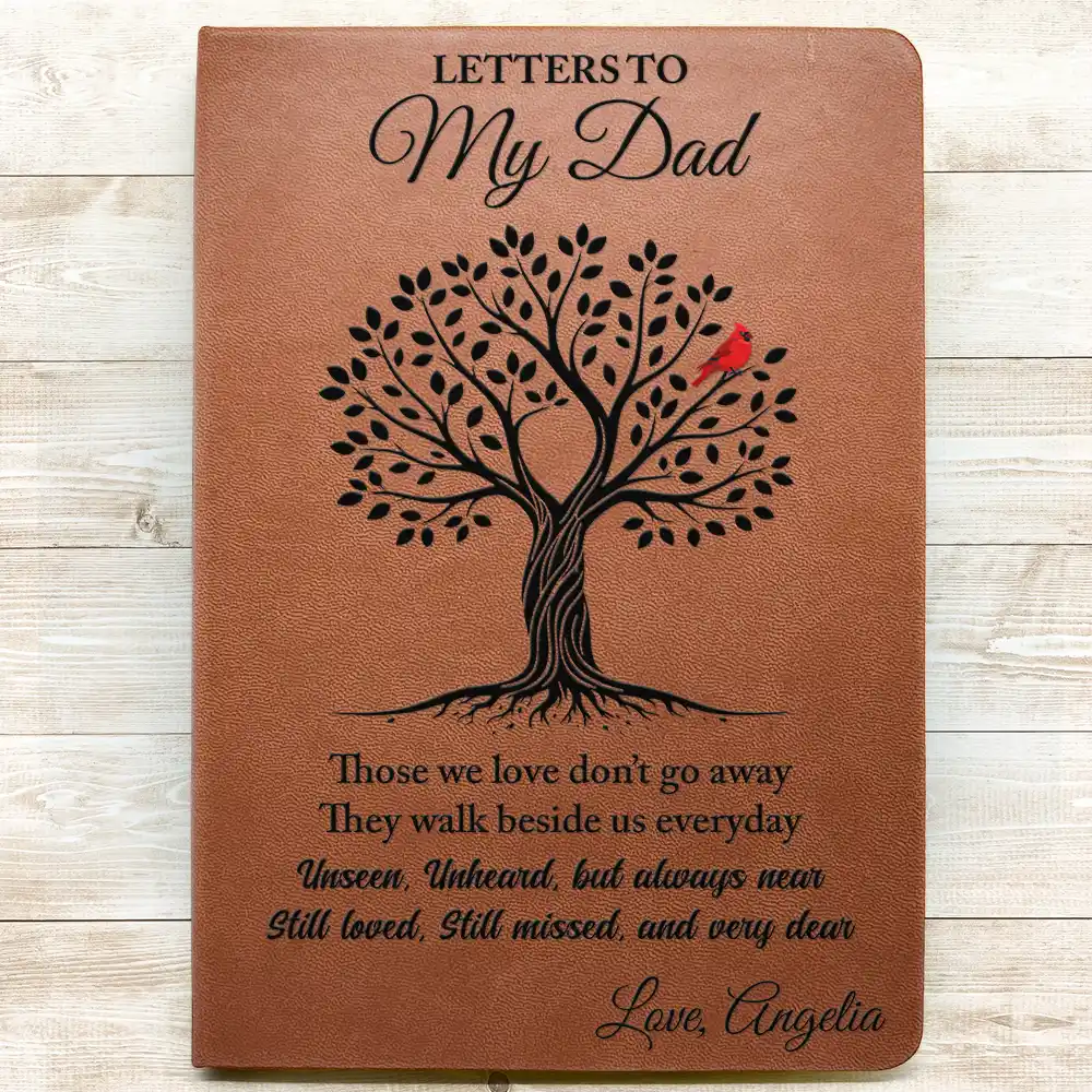 Letters To Loved One - Personalized Leather Journal - Image 3