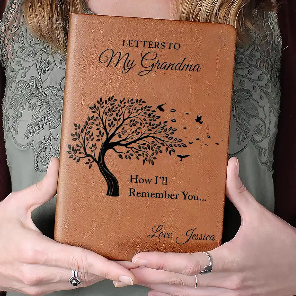 Letters To Loved One - Personalized Leather Journal - Image 4