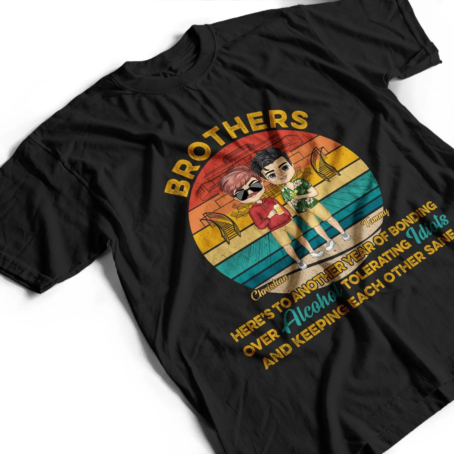 Life Is Better On A Cruise With Best Friends - Birthday, Traveling, Cruising Gift For BFF, Siblings, Colleagues - Personalized Custom T Shirt - Image 3