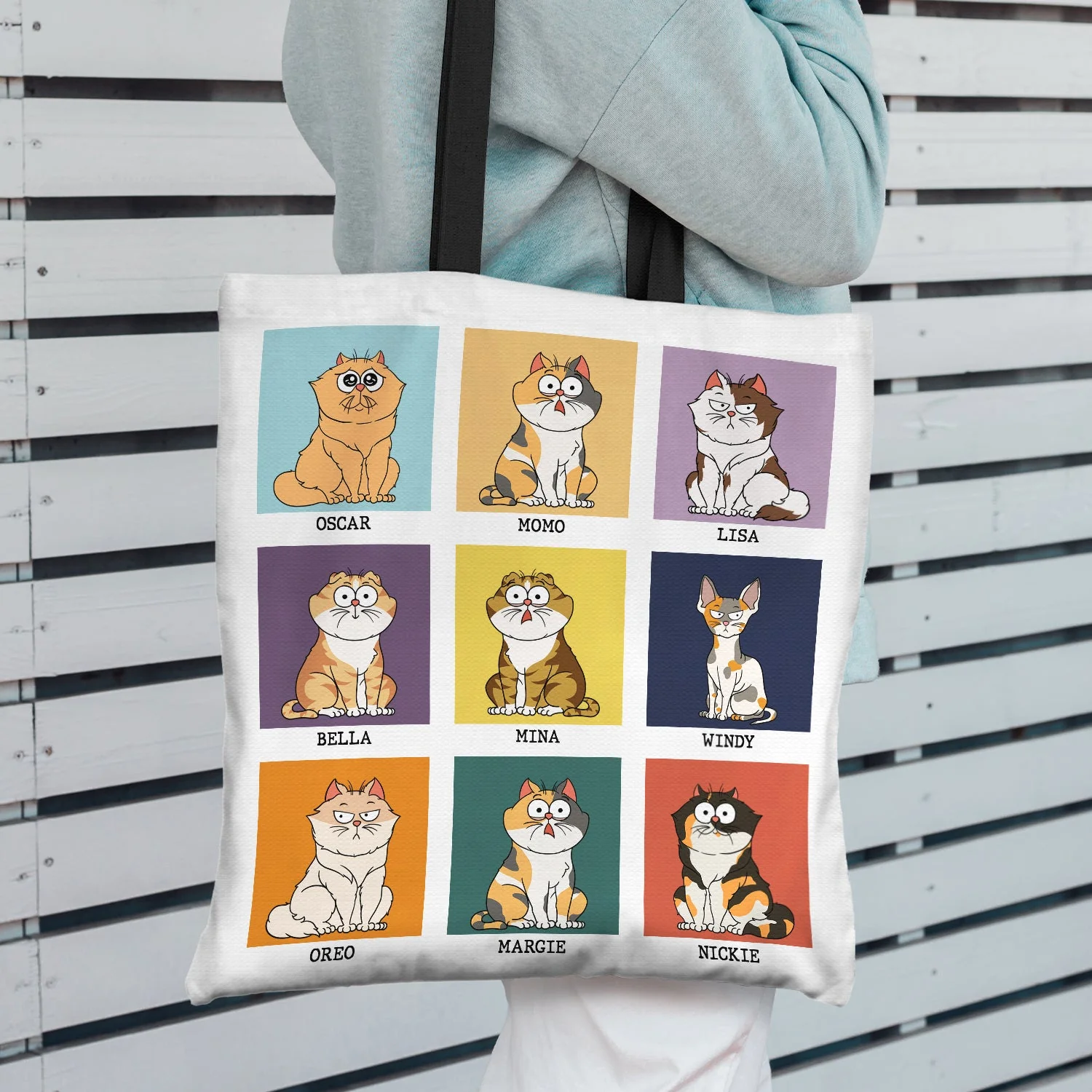 Life Is Better With Cat - Gift For Cat Lovers - Personalized Zippered Canvas Bag - Image 2