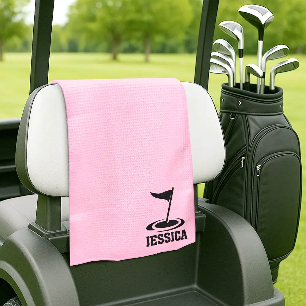 Life Is Full Of Choices - Personalized Golf Towel - Image 5