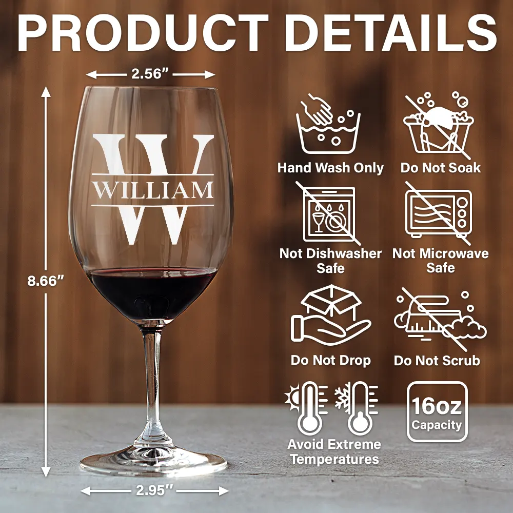 Life Is Full Of Choices - Personalized Wine Glass - Image 5