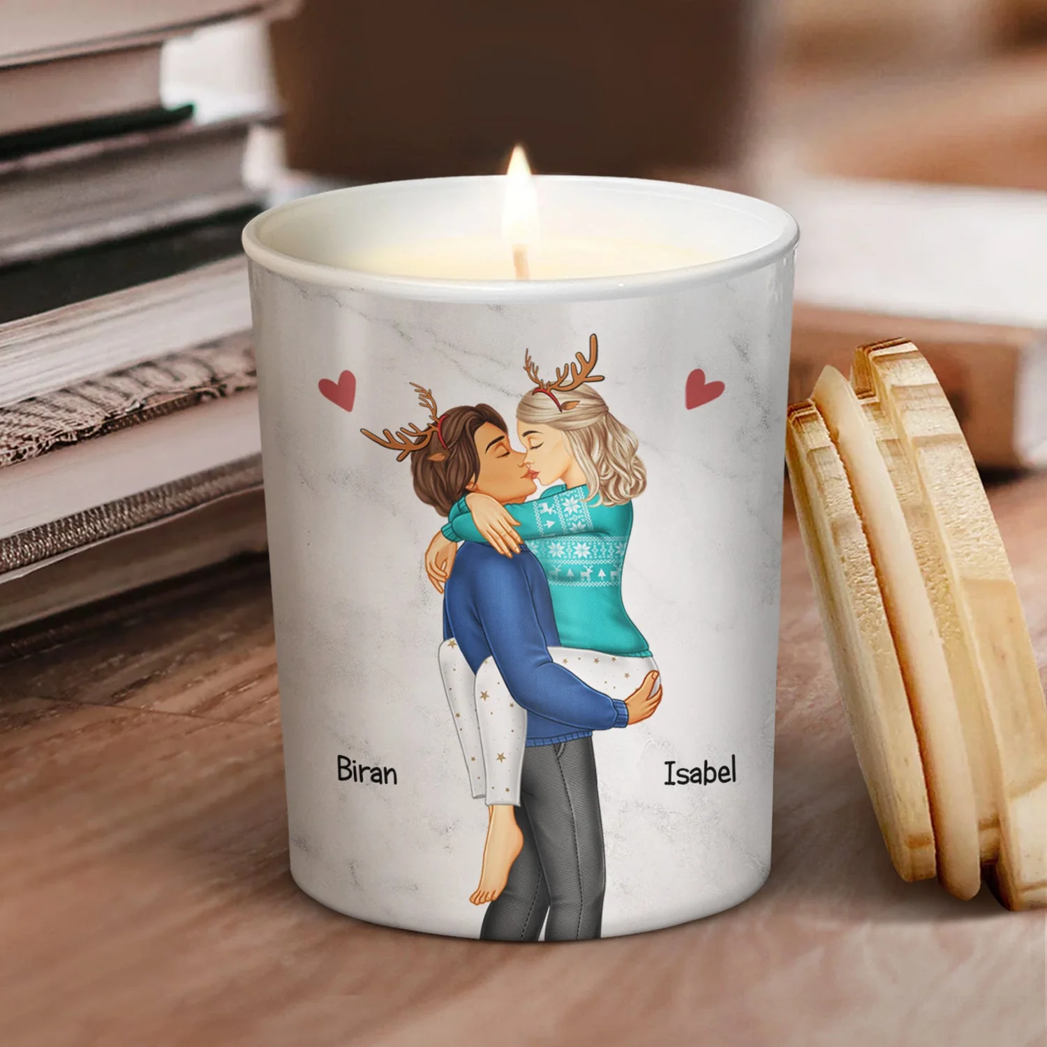 Light This When You Want - Birthday, Anniversary, Funny Gift For Spouse, Husband, Wife, Boyfriend, Girlfriend - Personalized Scented Candle With Wooden Lid - Image 2