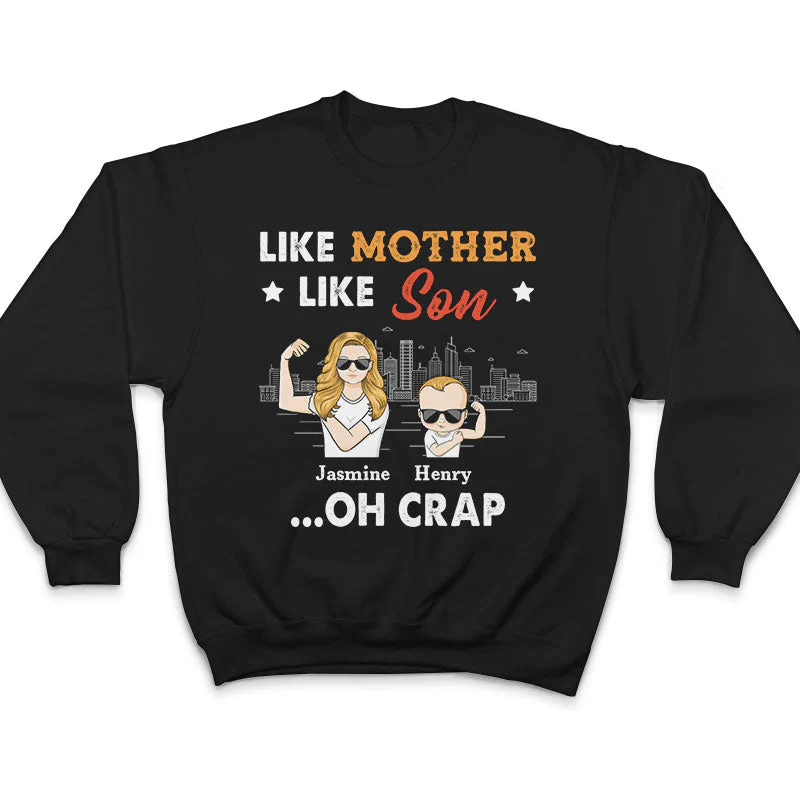 Like Father Like Son - Gift For Family - Personalized Custom T Shirt - Image 5