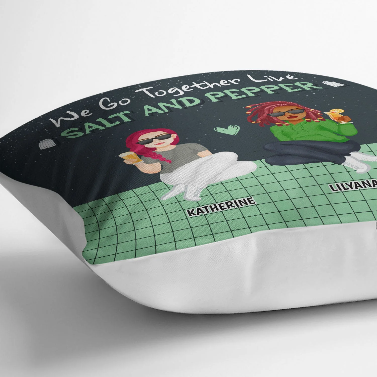 Like Salt And Pepper - Gift For Couples - Personalized Pillow - Image 3