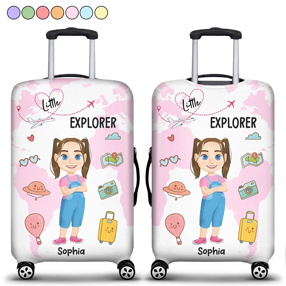 Little Explorer - Personalized Luggage Cover