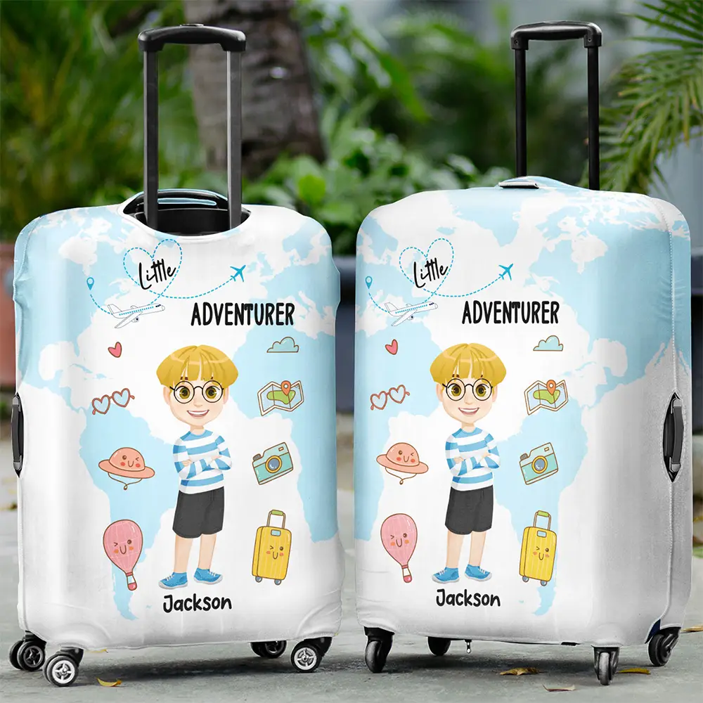 Little Explorer - Personalized Luggage Cover - Image 2
