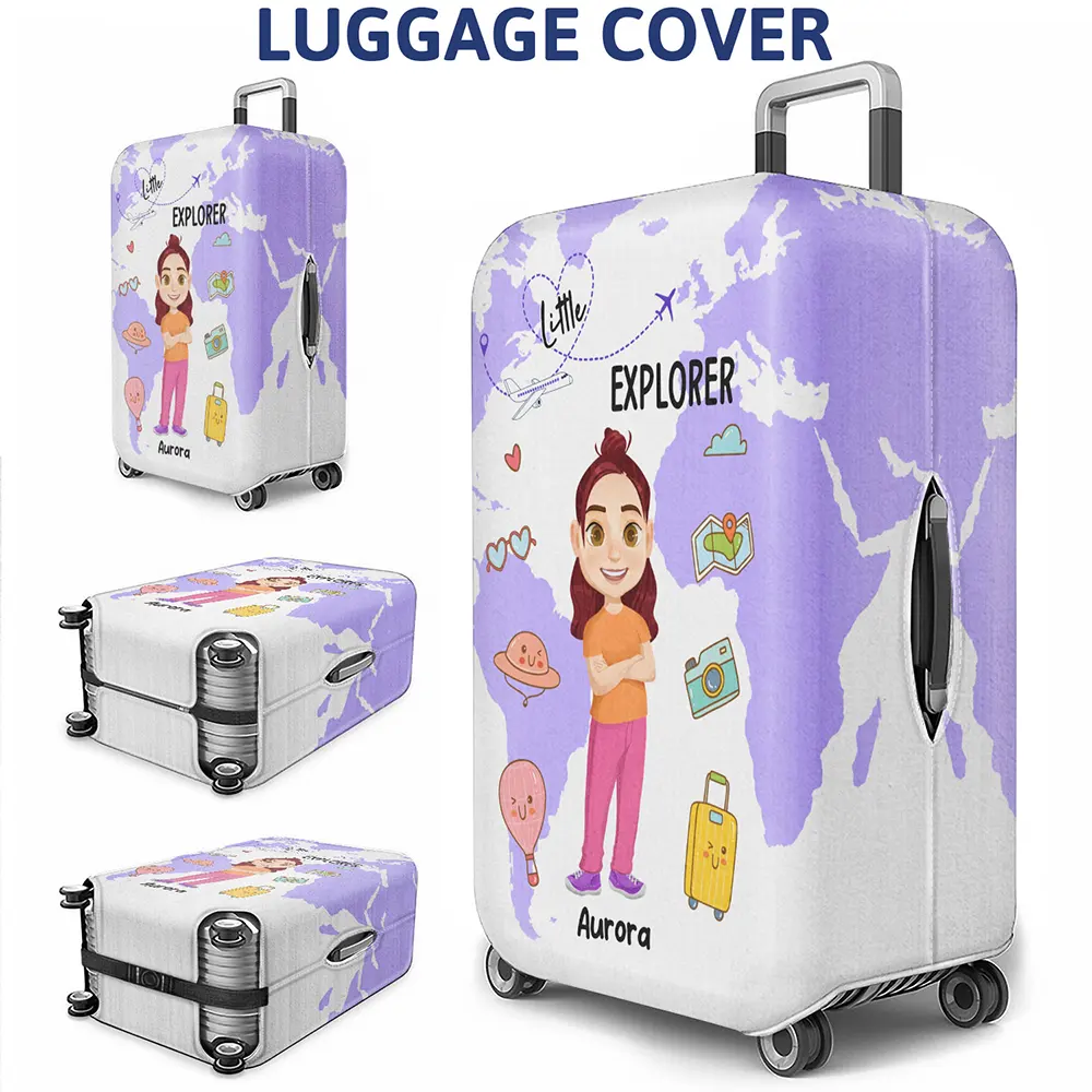 Little Explorer - Personalized Luggage Cover - Image 3