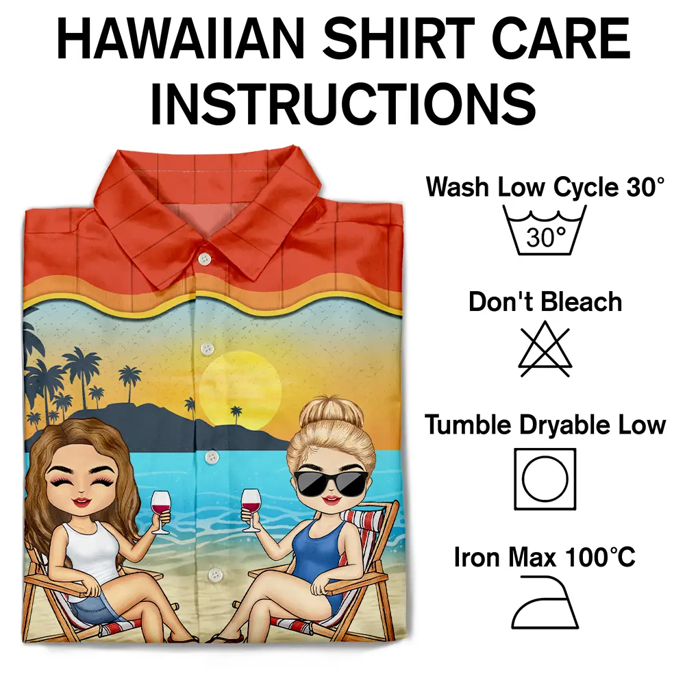 Love You To The Beach And Back - Personalized Hawaiian Shirt - Image 7