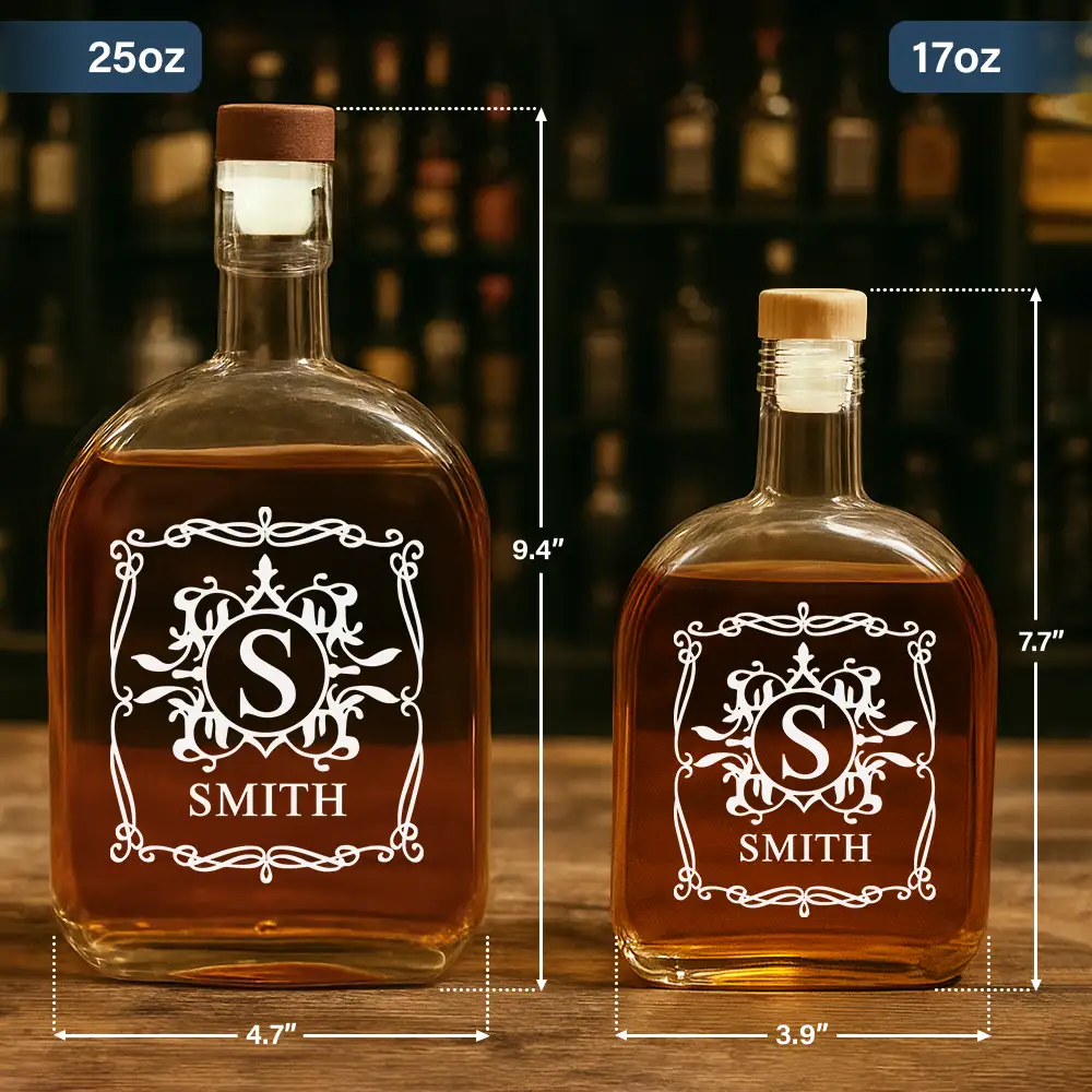 Luxury Family Name - Personalized Whiskey Bottle - Image 5