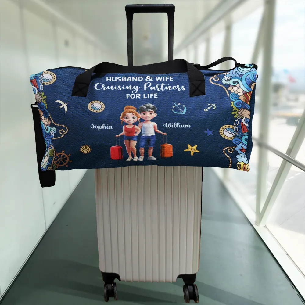 Making Memories One Cruise At A Time 3D Effect - Personalized Duffle Bag - Image 2