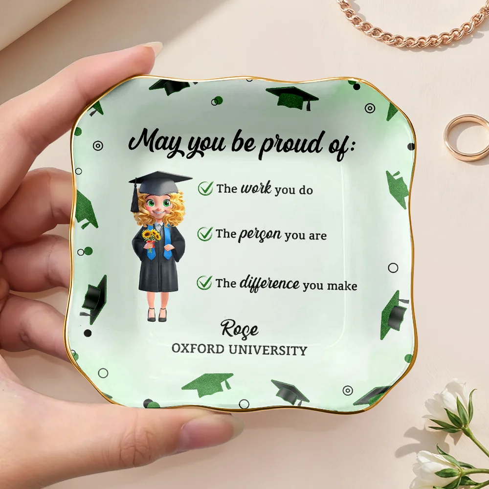 May You Be Proud Of The Work You Do - Personalized Ring Dish - Image 3