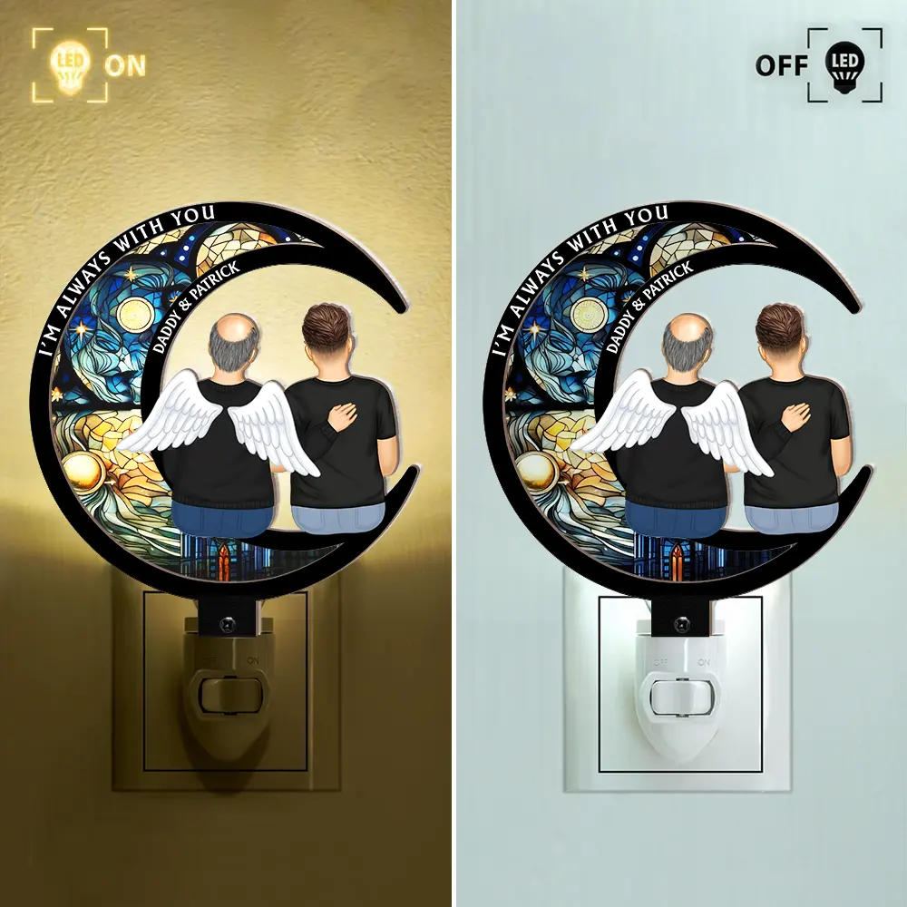 Memorial Always With You - Personalized Plug-in Night Light - Image 2