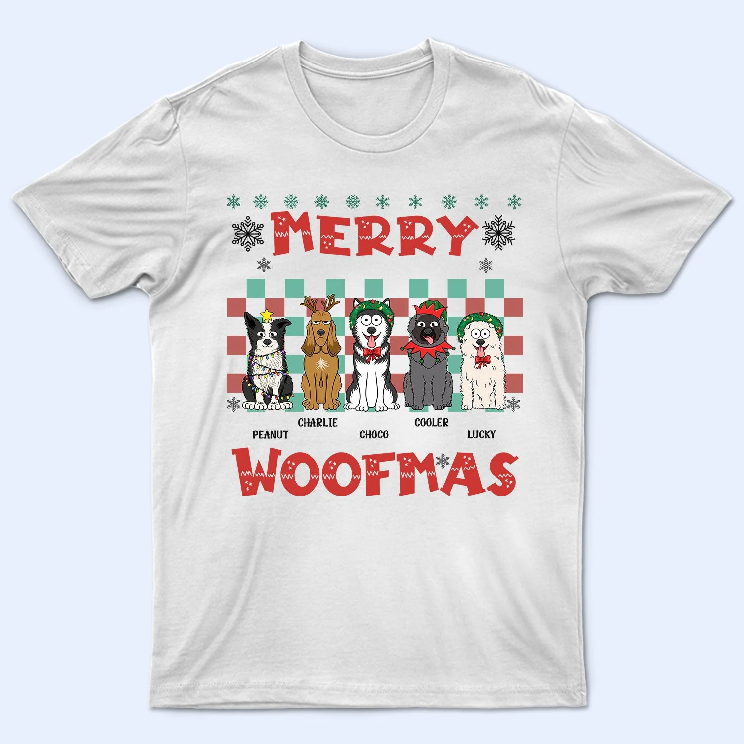 Merry Woofmas - Christmas Gift For Dog Lovers - Personalized Sweatshirt - Image 4