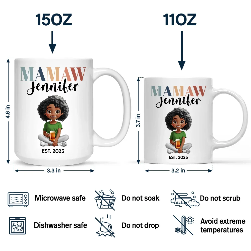 Mom Dad Auntie Uncle Pregnancy Announcement - Personalized Mug - Image 4