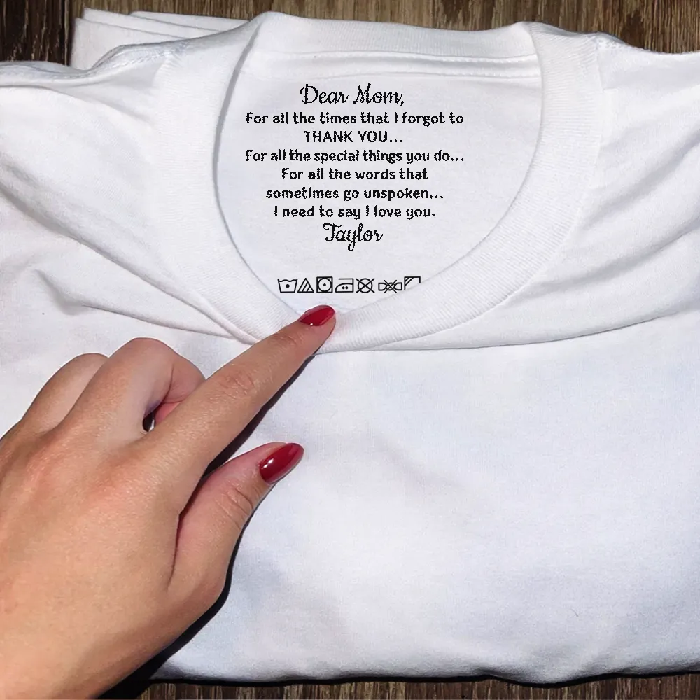 Mom Dad Thank Your For Believing In Me - Personalized T Shirt - Image 5