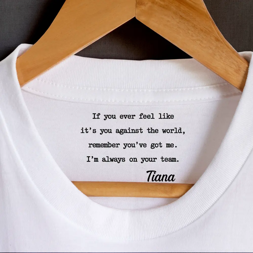 Mom Daughter Remember I Always Be Here For You Emotional Support - Personalized T Shirt - Image 2
