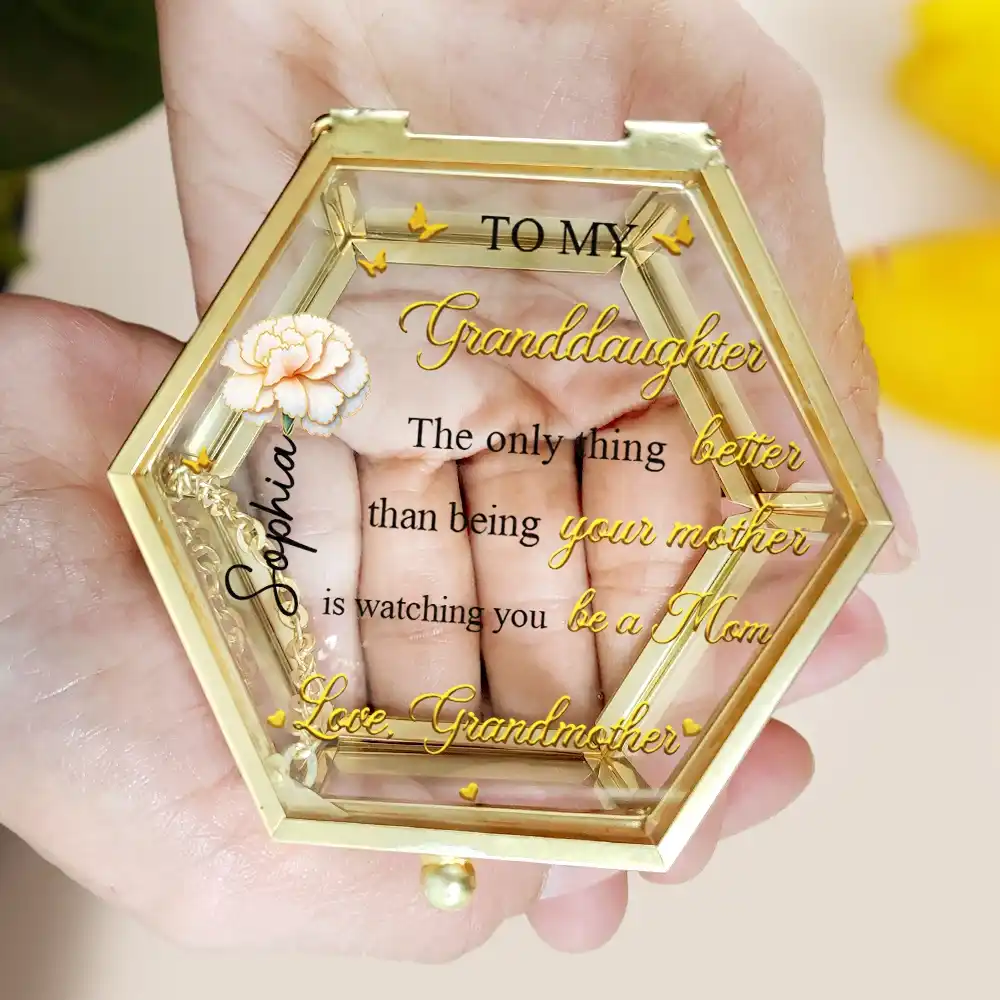 Mom Daughter The Only Thing Better Than Being Your Mother - Personalized Glass Jewelry Box - Image 5