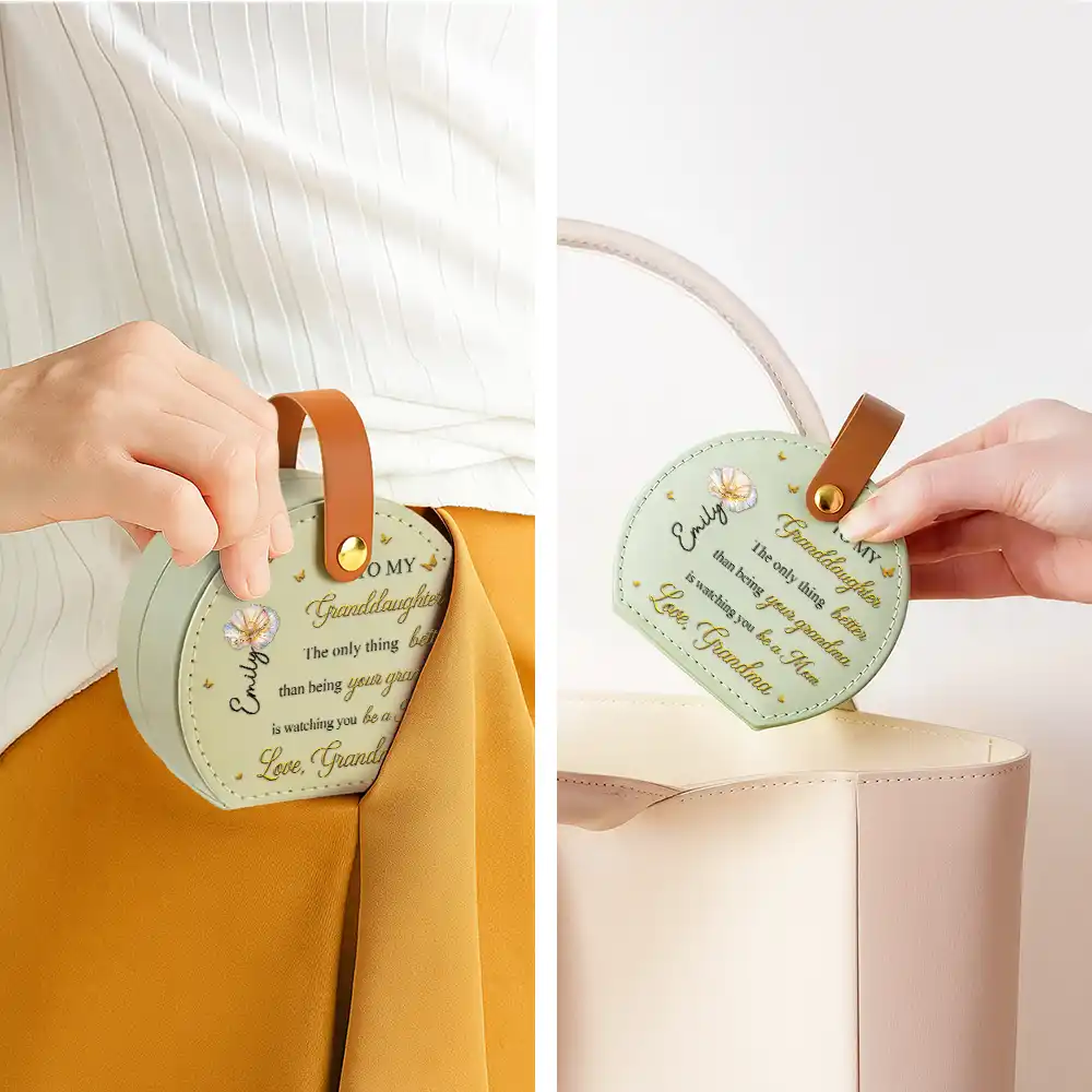 Mom Daughter The Only Thing Better Than Being Your Mother - Personalized Jewelry Box With Handle - Image 4