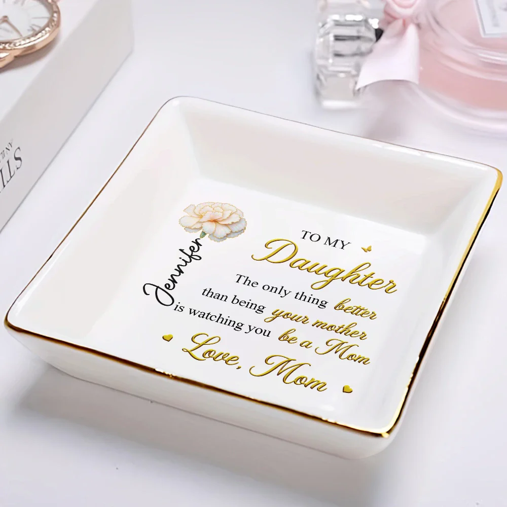 Mom Daughter The Only Thing Better Than Being Your Mother - Personalized Ring Dish - Image 2