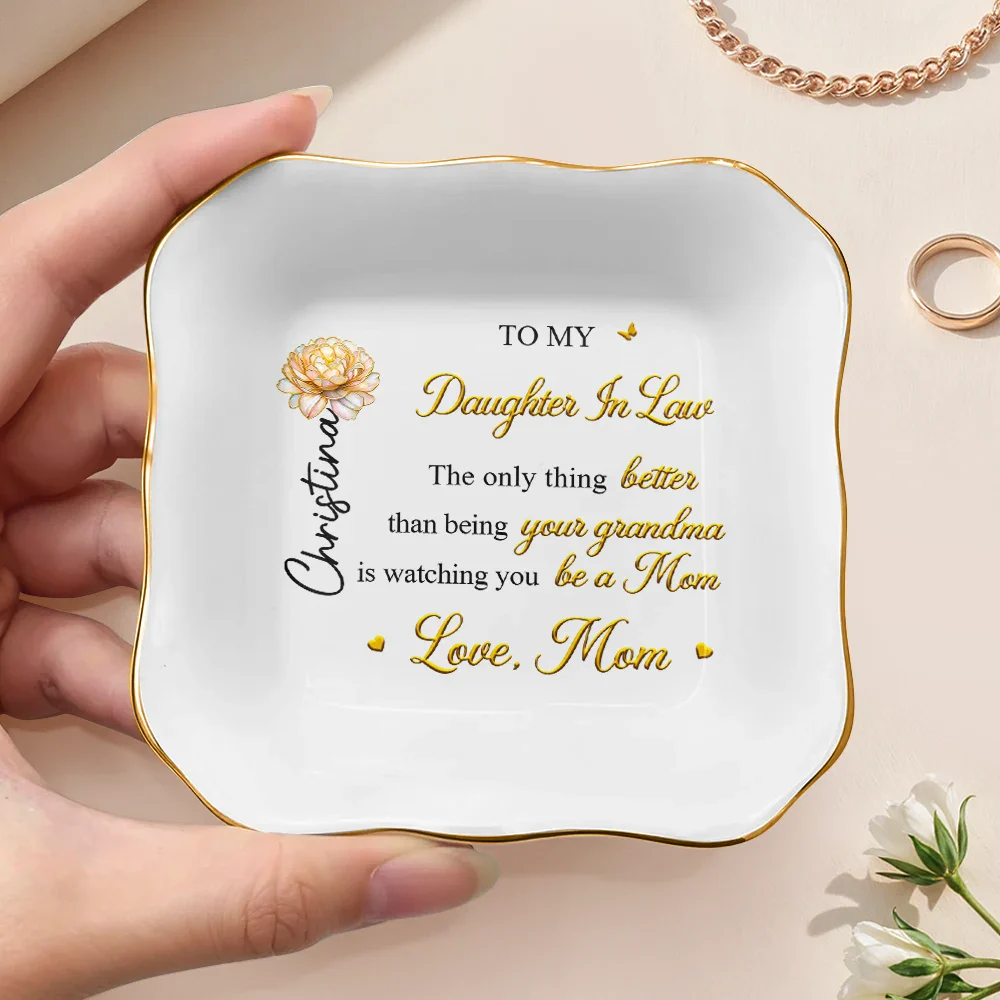 Mom Daughter The Only Thing Better Than Being Your Mother - Personalized Ring Dish - Image 3