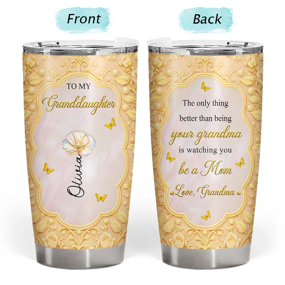 Mom Daughter The Only Thing Better Than Being Your Mother - Personalized Tumbler - Image 3