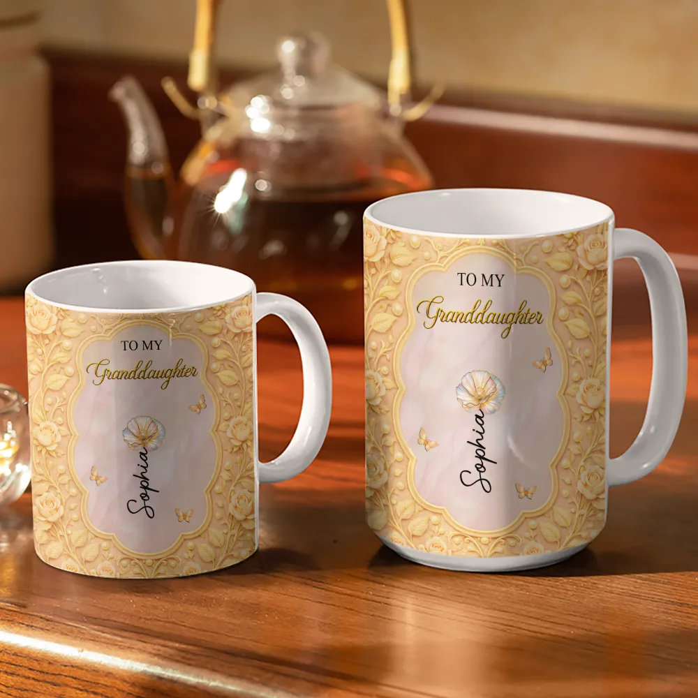 Mom Daughter The Only Thing Better Than Being Your Mother - Personalized White Edge-to-Edge Mug - Image 3