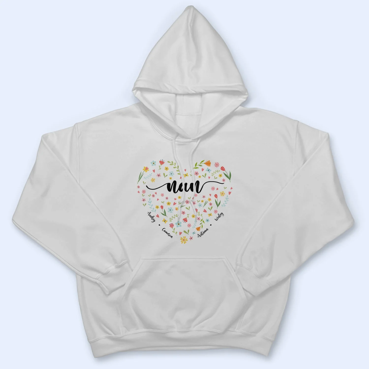 Mom Grandma Flowers - Gift For Mother, Grandmother - Personalized T Shirt - Image 4