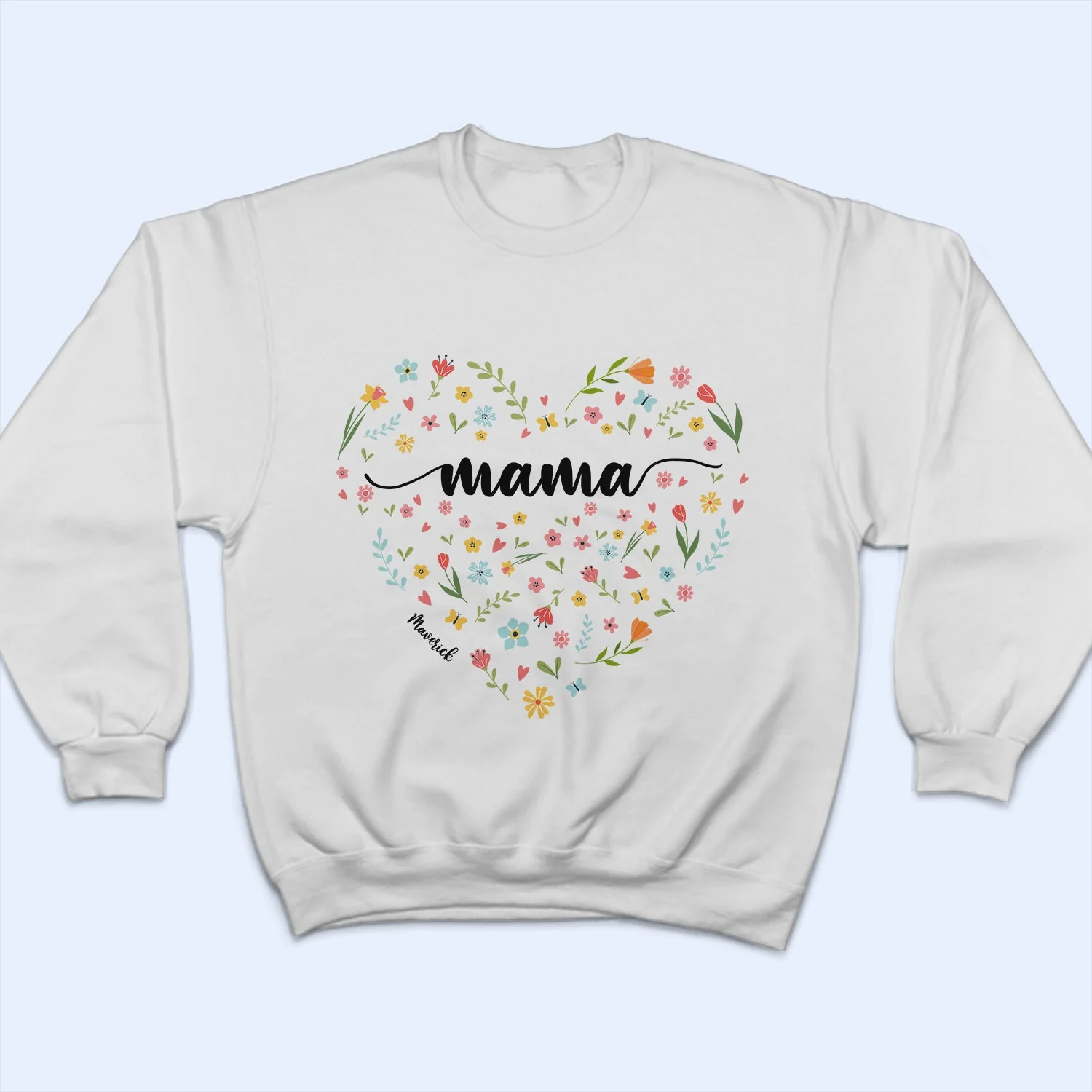 Mom Grandma Flowers - Gift For Mother, Grandmother - Personalized T Shirt - Image 5