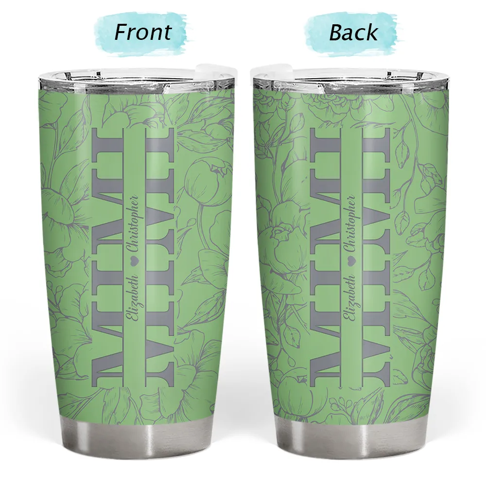 Mom Grandma Nana - Personalized Tumbler - Image 3