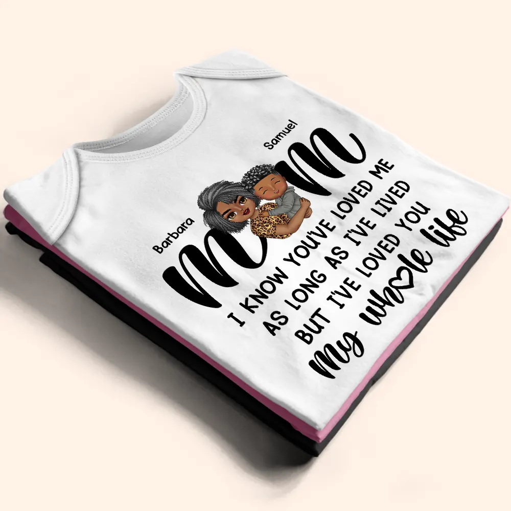 Mom I Love You My Whole Life - Personalized Baby Onesie - Image 3