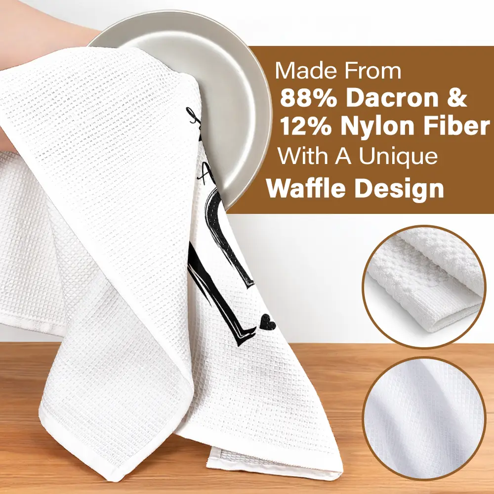 Mom Mum Grandma Sweethearts - Personalized Kitchen Towel - Image 4