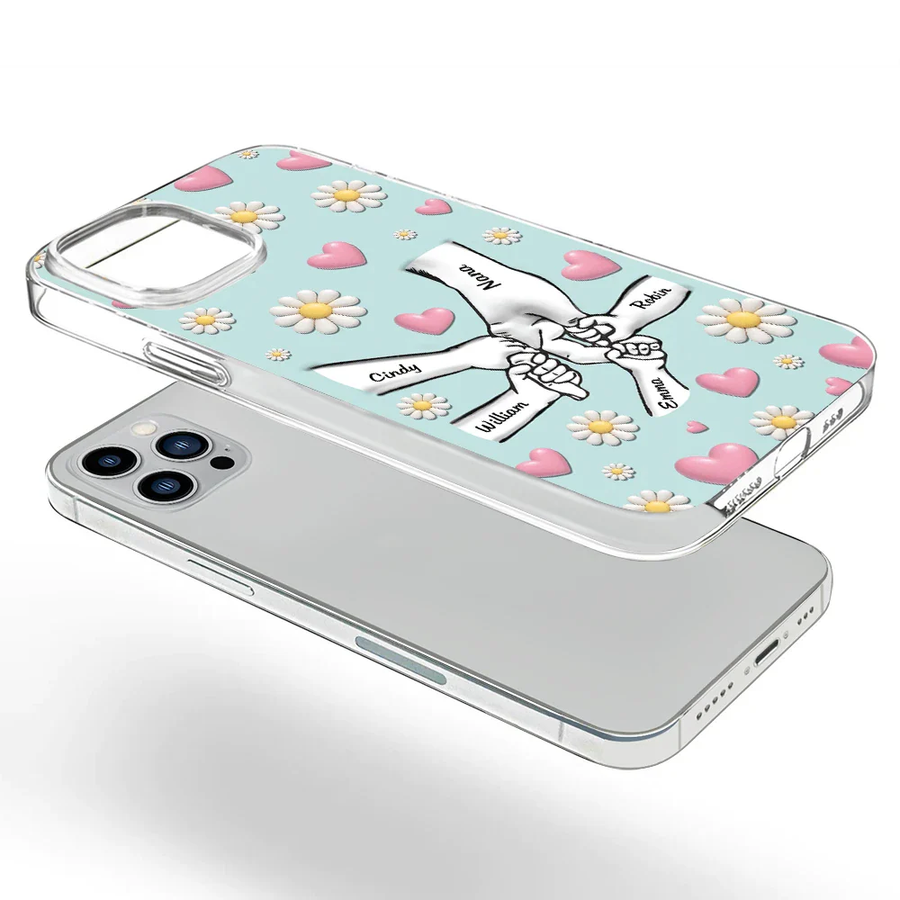 Mom We Love You - Personalized Clear Phone Case - Image 5