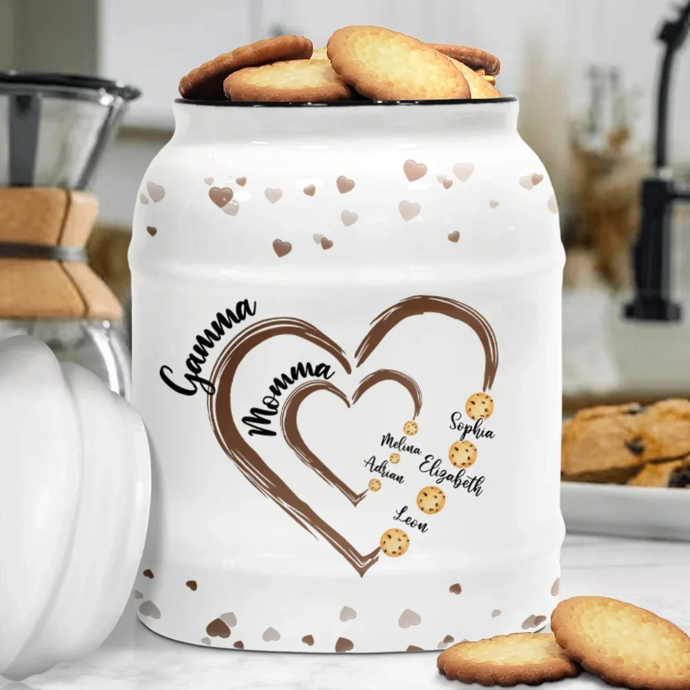 Mom's Grandma's Little Cookies - Personalized Cookie Jar - Image 3
