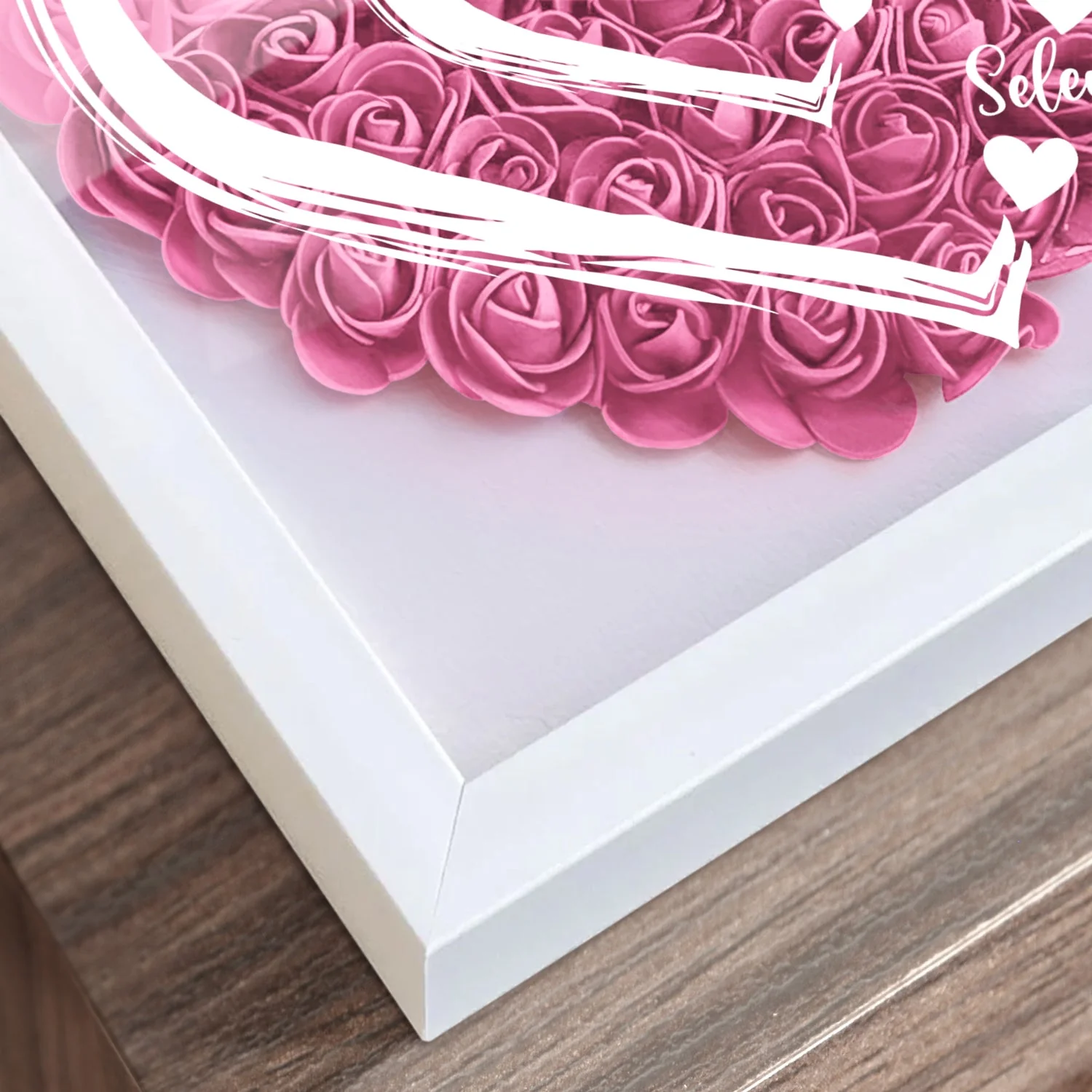 Mom's Grandma's Sweethearts - Gift For Mother, Grandmother - Personalized Flower Shadow Box - Image 4