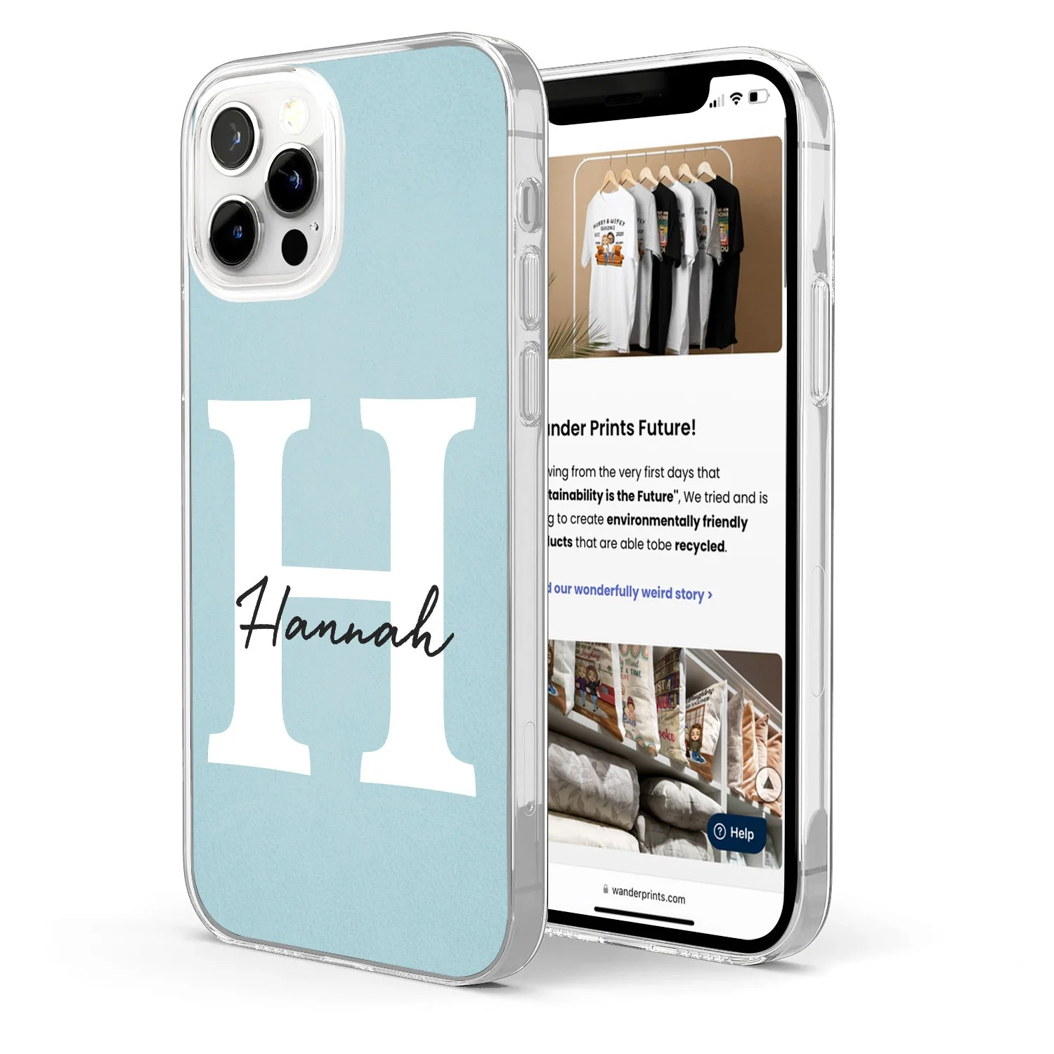 Monogram Letters - Gift For Yourself, Him, Her, Men, Women - Personalized Clear Phone Case - Image 2