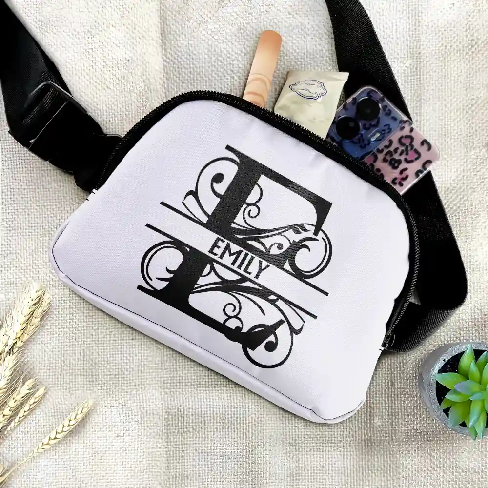 Monogram Name - Personalized Crossbody Belt Bag - Image 2