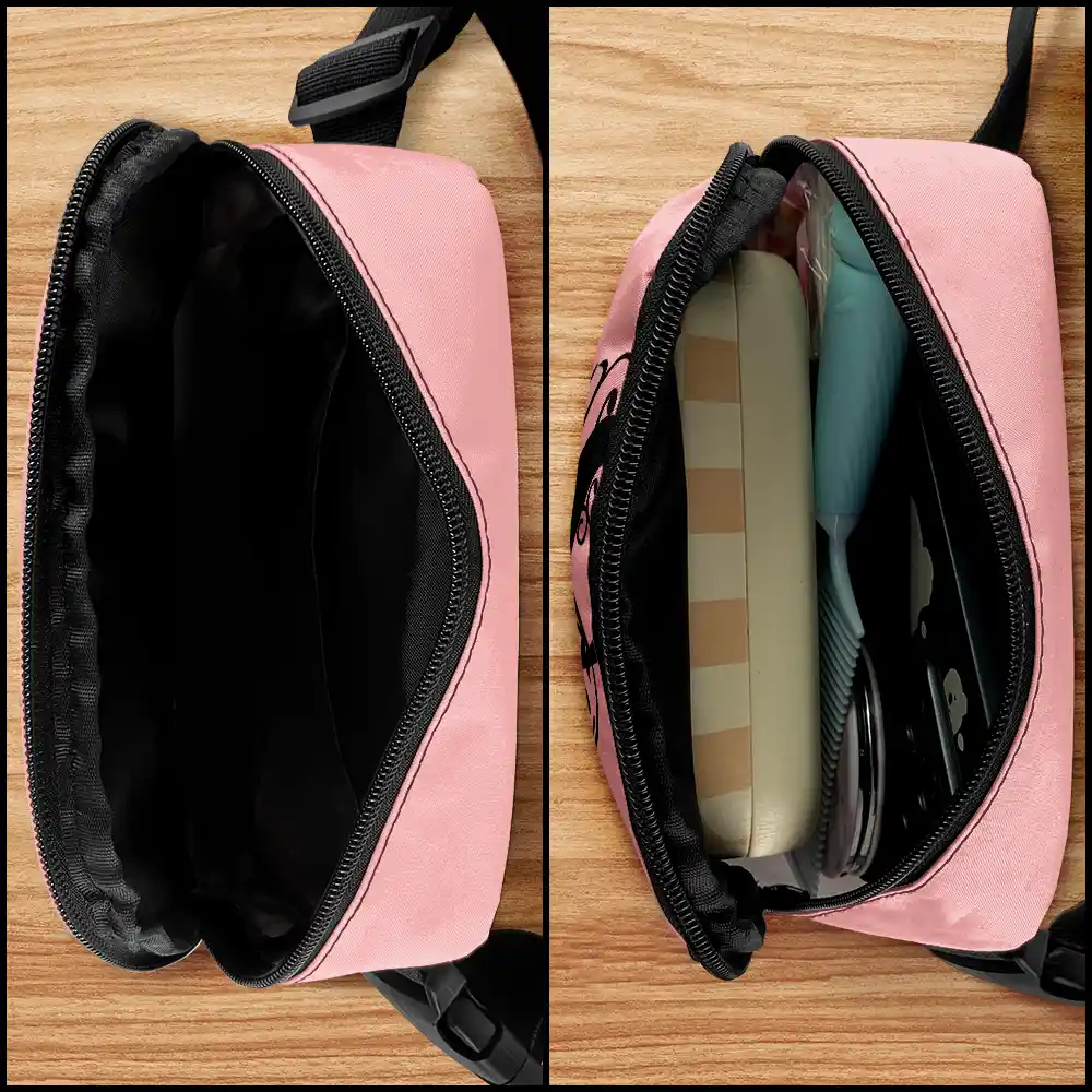 Monogram Name - Personalized Crossbody Belt Bag - Image 4
