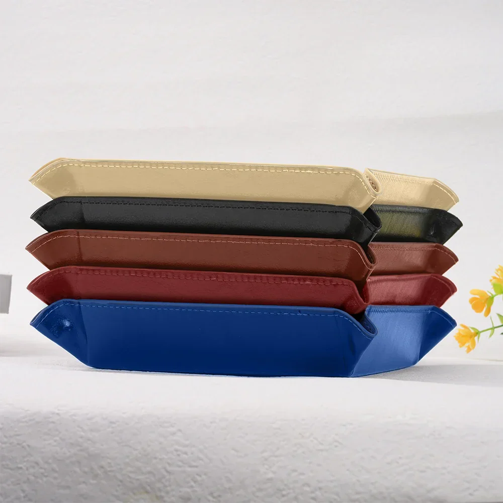 Monogram Name - Personalized Leather Valet Tray - Image 5