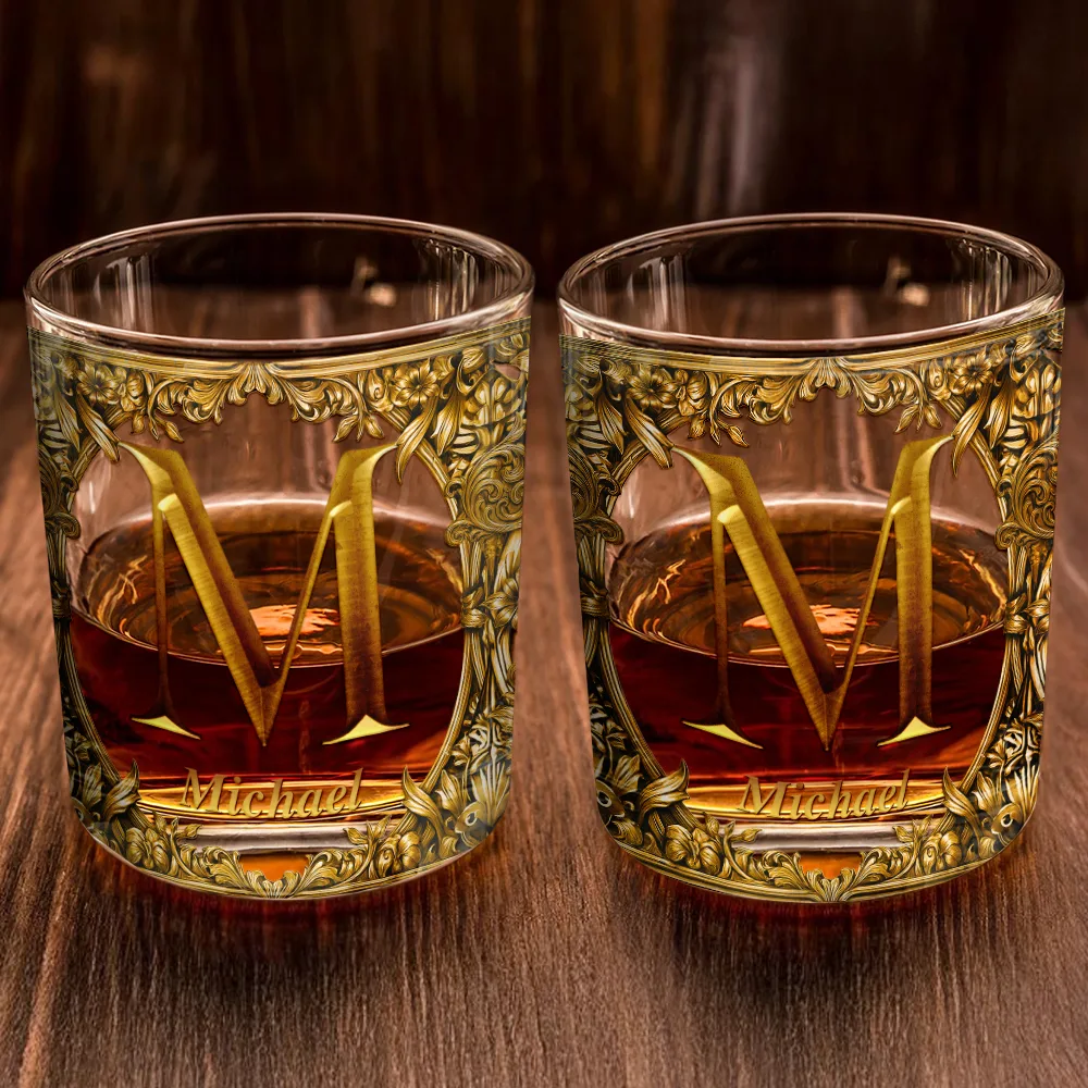 Monogram Old Fashioned Gift Whiskey Spirit - Personalized Whiskey Glass - Image 2