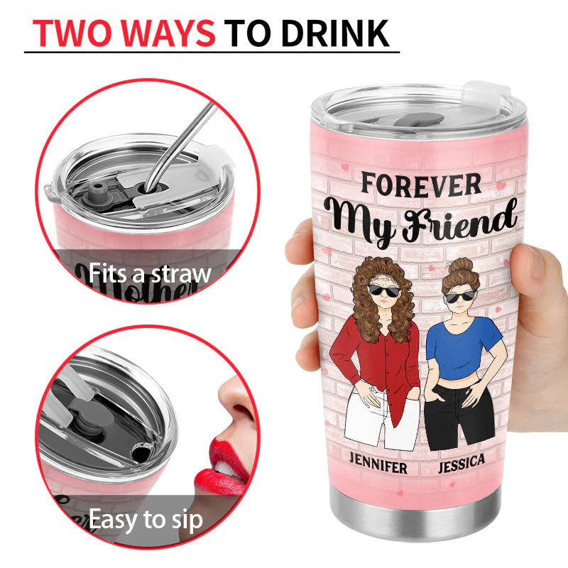 Mother Behind Every Crazy Daughter - Gift For Mother - Personalized Custom Tumbler - Image 4